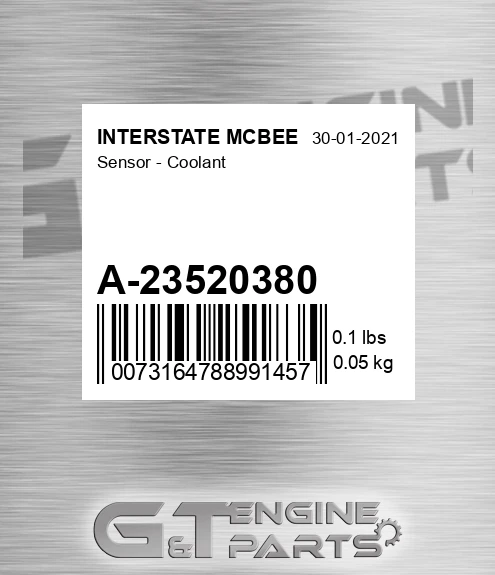 A-23520380 Sensor - Coolant