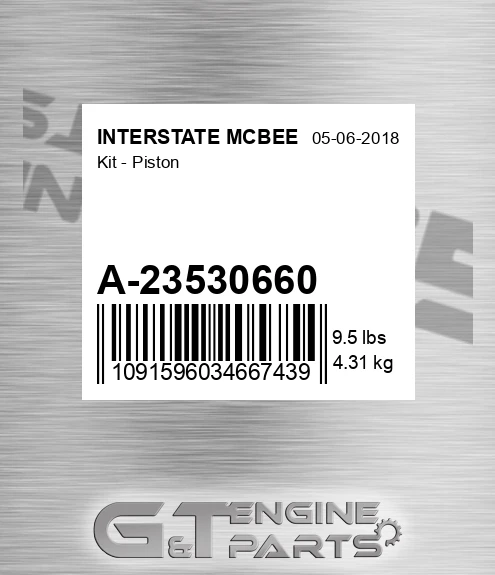 A-23530660 Kit - Piston