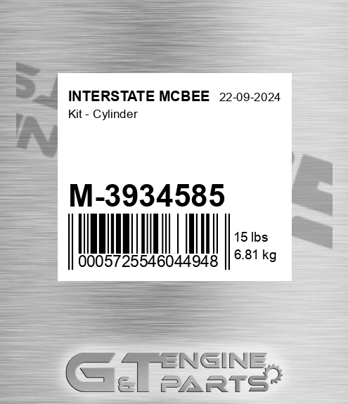 M-3934585 Kit - Cylinder