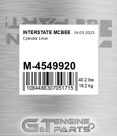 M-4549920 Cylinder Liner