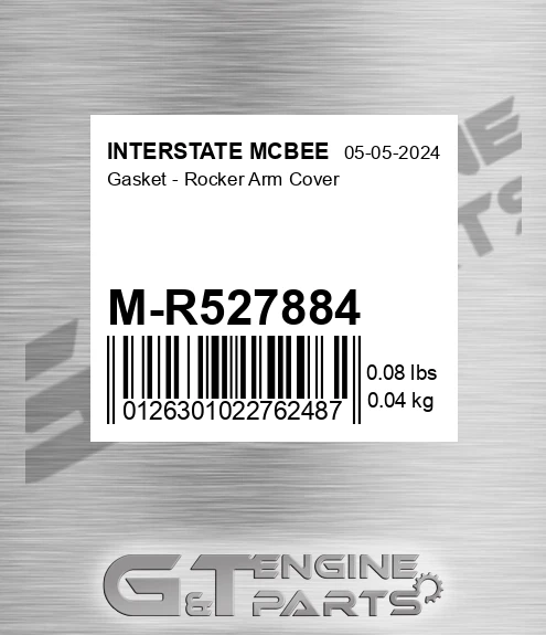 M-R527884 Gasket - Rocker Arm Cover