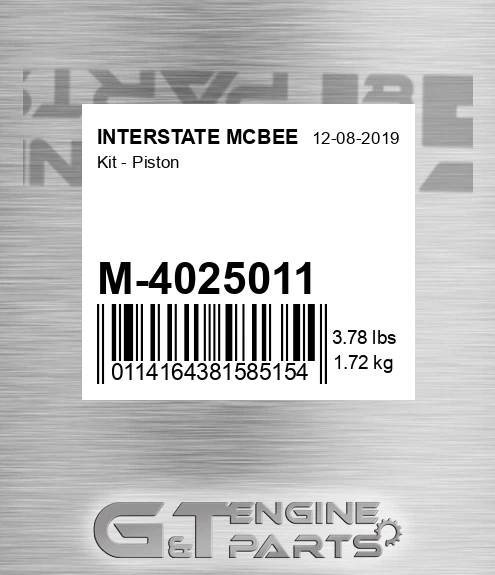 M-4025011 Kit - Piston
