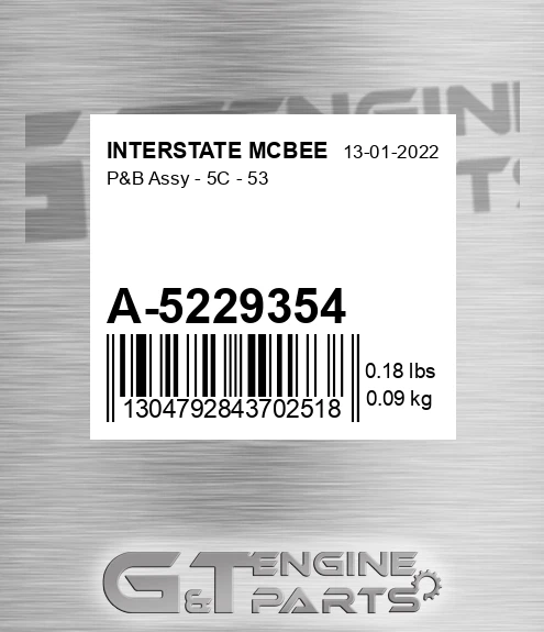 A-5229354 P&b Assy - 5c - 53