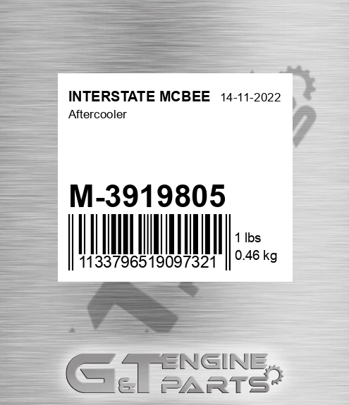 M-3919805 Aftercooler