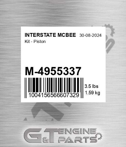 M-4955337 Kit - Piston