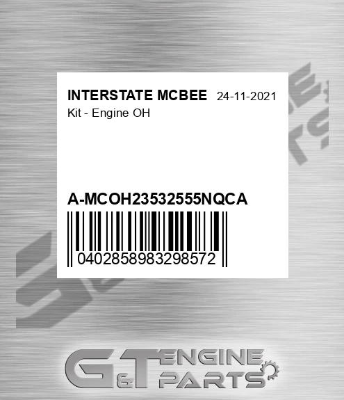 A-MCOH23532555NQCA Kit - Engine Oh