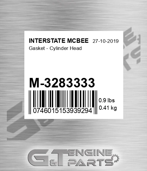 M-3283333 Gasket - Cylinder Head