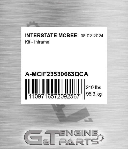 A-MCIF23530663QCA Kit - Inframe
