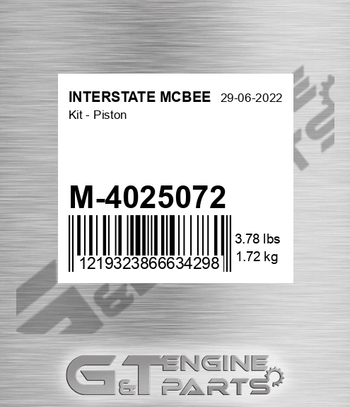 M-4025072 Kit - Piston
