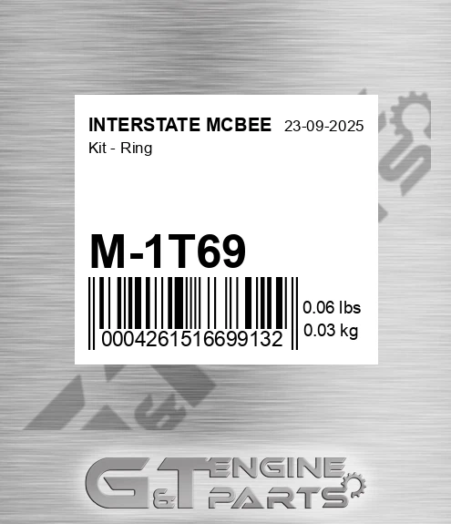 M-1T69 Kit - Ring for INTERSTATE MCBEE