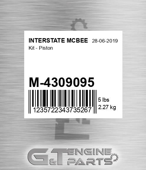 M-4309095 Kit - Piston