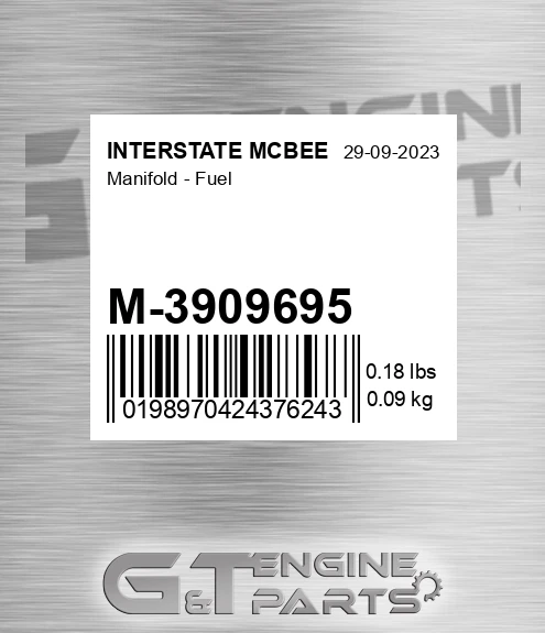 M-3909695 Manifold - Fuel