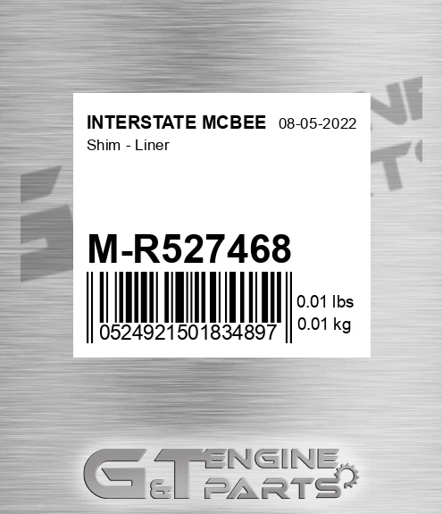 M-R527468 Shim - Liner