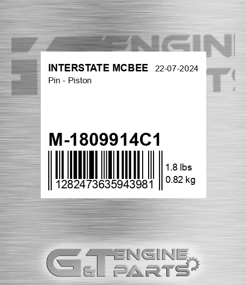 M-1809914C1 Pin - Piston