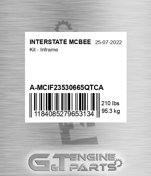 A-MCIF23530665QTCA Kit - Inframe