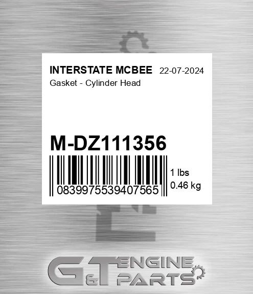 M-DZ111356 Gasket - Cylinder Head