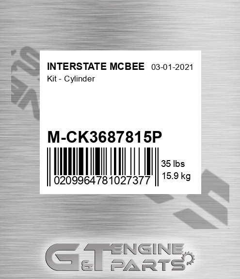 M-CK3687815P Kit - Cylinder