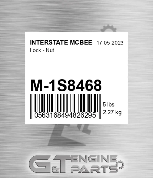 M-1S8468 Lock - Nut for INTERSTATE MCBEE