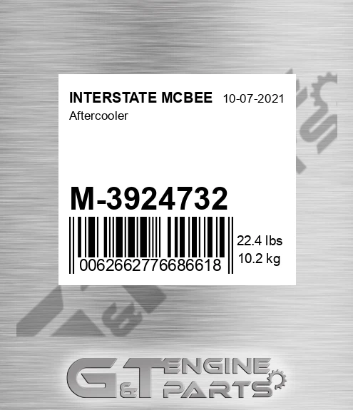 M-3924732 Aftercooler