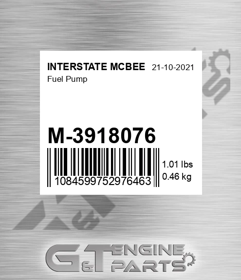 M-3918076 Fuel Pump