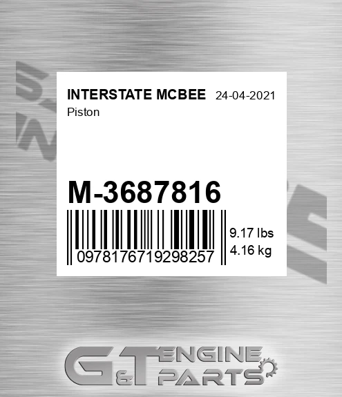 M-3687816 Piston