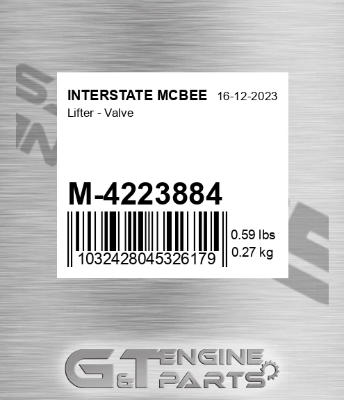 M-4223884 Lifter - Valve for INTERSTATE MCBEE