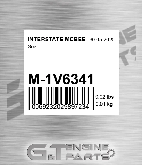 M-1V6341 Seal for INTERSTATE MCBEE
