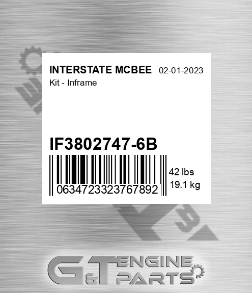 IF3802747-6B Kit - Inframe