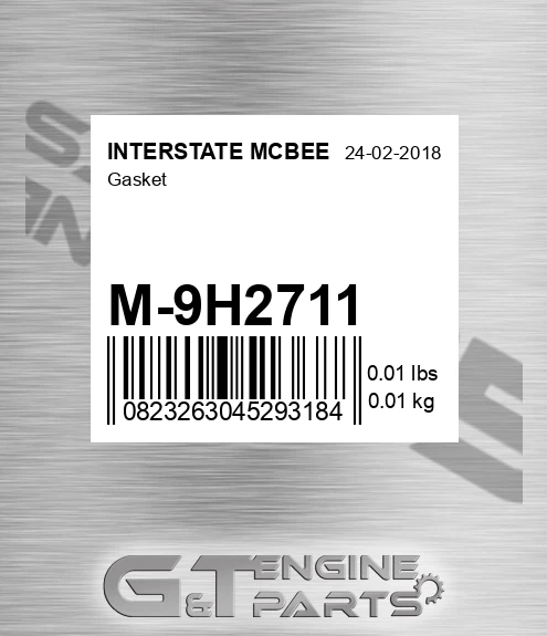 M-9H2711 Gasket for INTERSTATE MCBEE