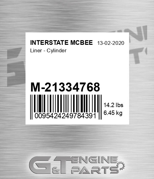M-21334768 Liner - Cylinder