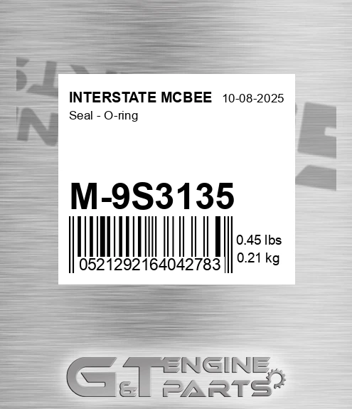 M-9S3135 Seal - O-ring for INTERSTATE MCBEE