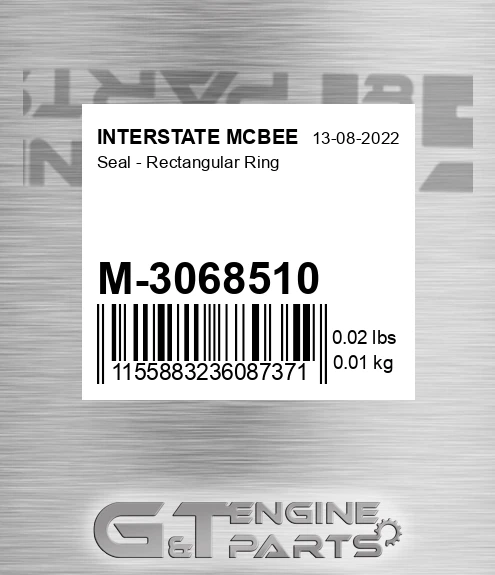 M-3068510 Seal - Rectangular Ring