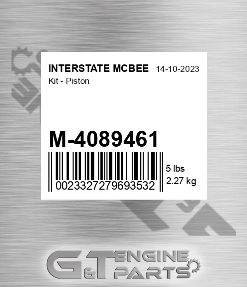 M-4089461 Kit - Piston