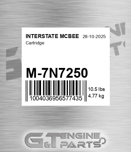 M-7N7250 Cartridge for INTERSTATE MCBEE