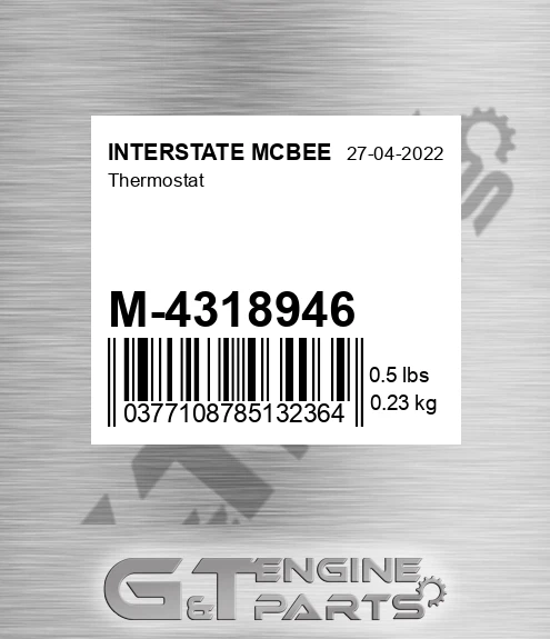 M-4318946 Thermostat