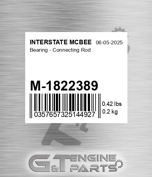 M-1822389 Bearing - Connecting Rod