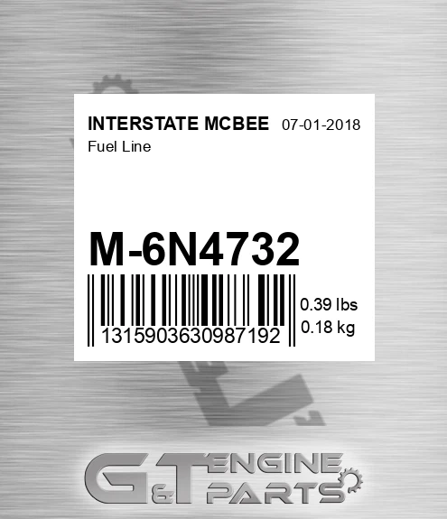M-6N4732 Fuel Line for INTERSTATE MCBEE