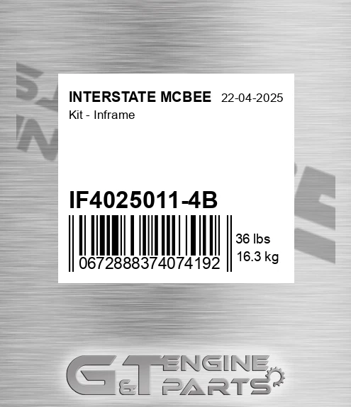 IF4025011-4B Kit - Inframe