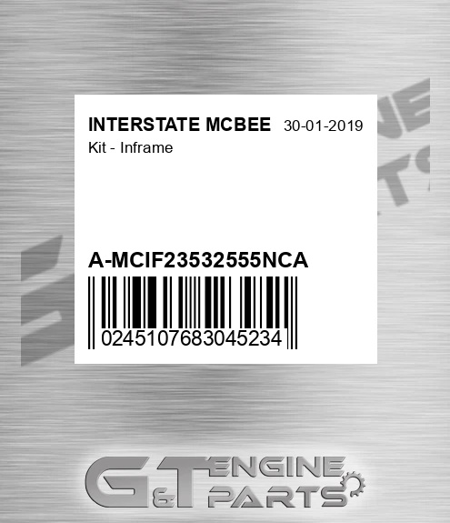 A-MCIF23532555NCA Kit - Inframe