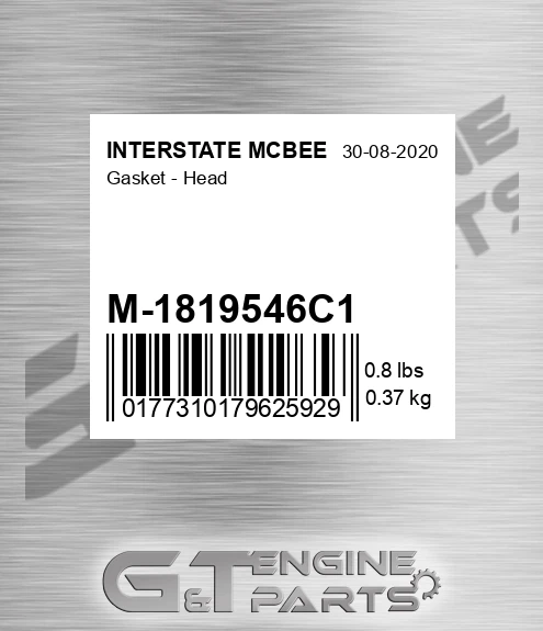 M-1819546C1 Gasket - Head
