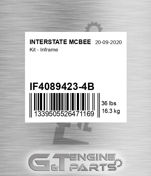 IF4089423-4B Kit - Inframe
