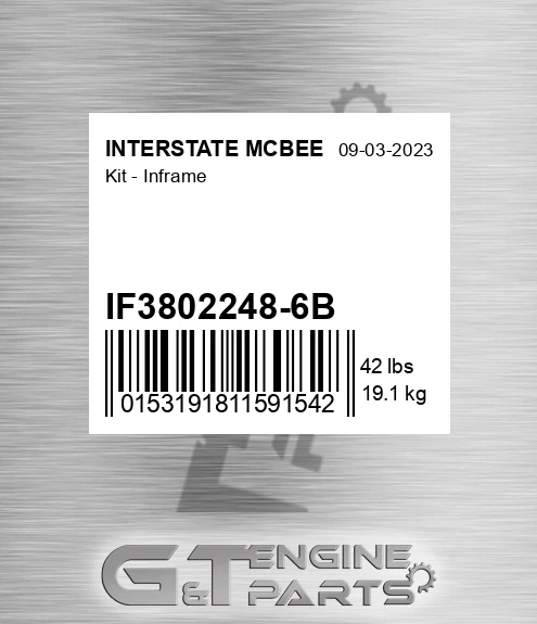 IF3802248-6B Kit - Inframe