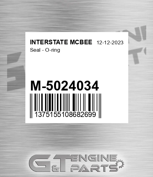 M-5024034 Seal - O-ring
