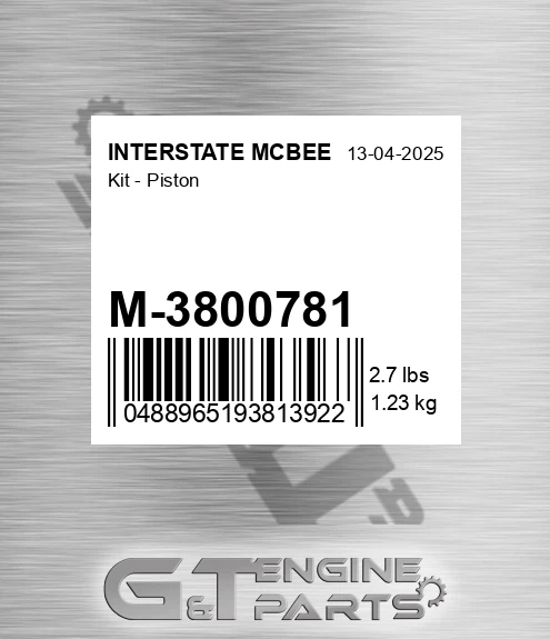 M-3800781 Kit - Piston