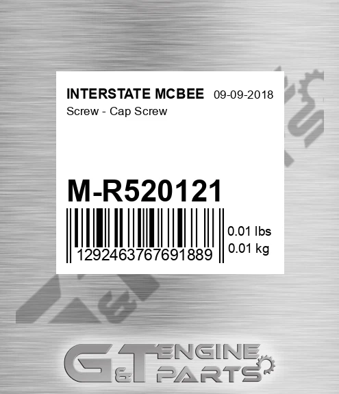 M-R520121 Screw - Cap Screw
