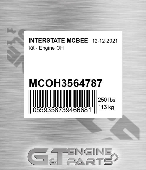 MCOH3564787 Kit - Engine Oh