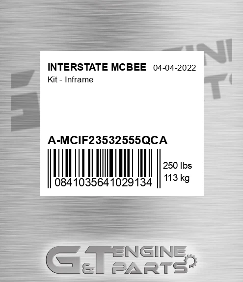 A-MCIF23532555QCA Kit - Inframe