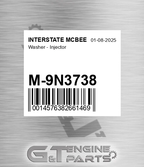 M-9N3738 Washer - Injector for INTERSTATE MCBEE