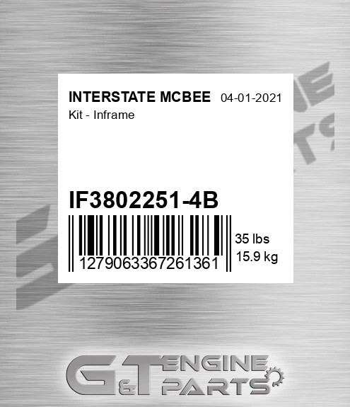 IF3802251-4B Kit - Inframe