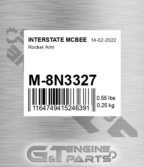 M-8N3327 Rocker Arm for INTERSTATE MCBEE